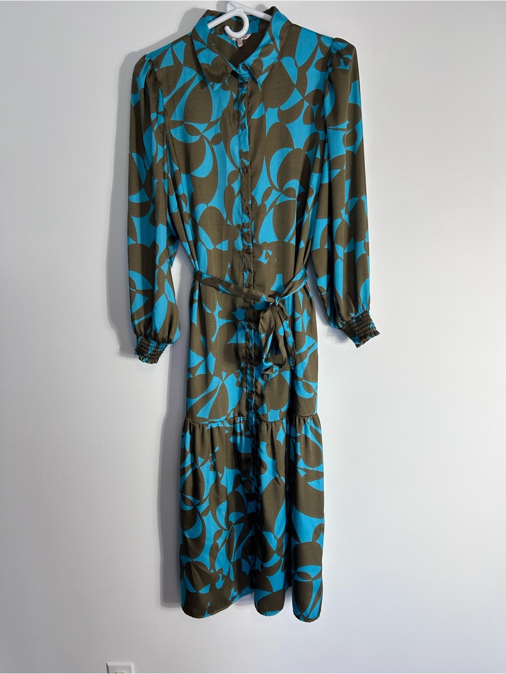 EsQualo Liva Long Expressive Roots Dress‎ - US 10